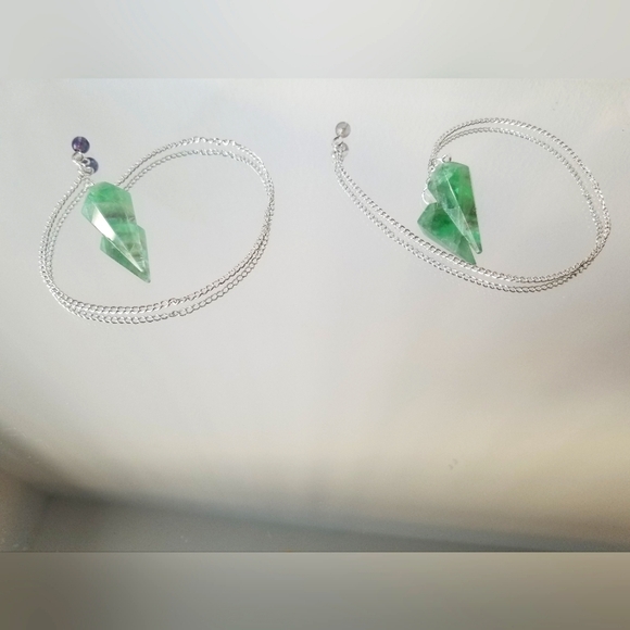 Rainbow Fluorite Pendulums - Picture 3 of 3